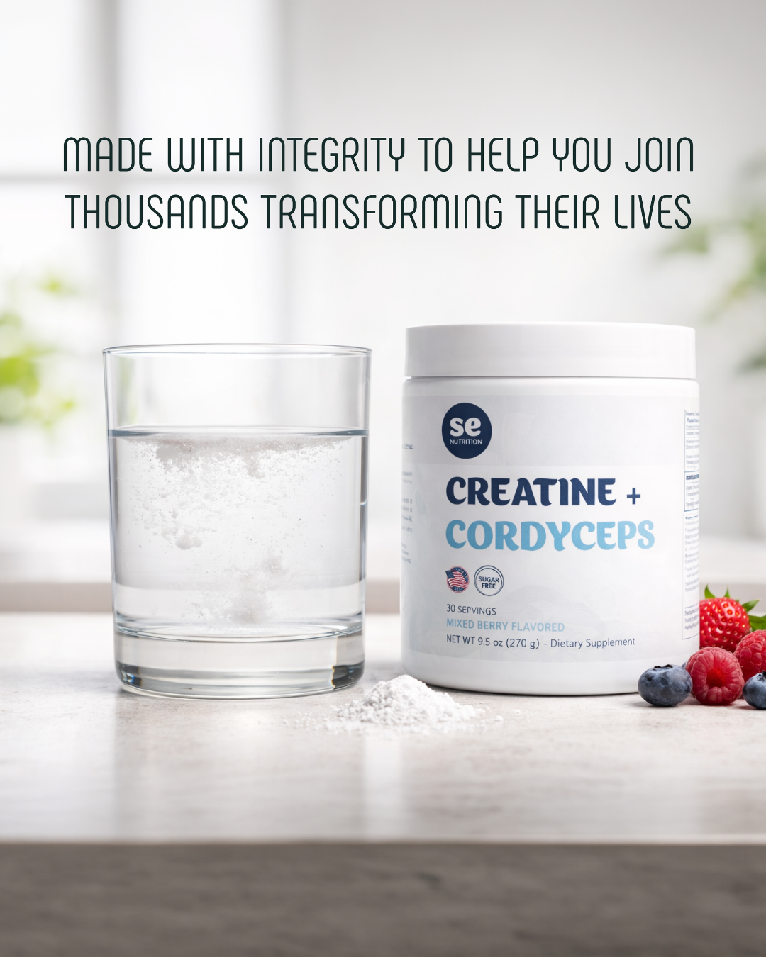 Creatine + Cordyceps | Powder